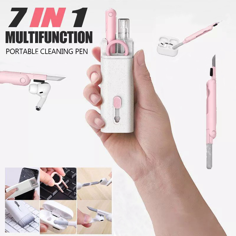 Phone Accessories For Content Creators - 7-in-1電子クリーニングペンマルチツールクリーナーキット、ワイヤレスイヤホン、メカニカルキーボード、電話スクリーン用クリーニングブラシセット