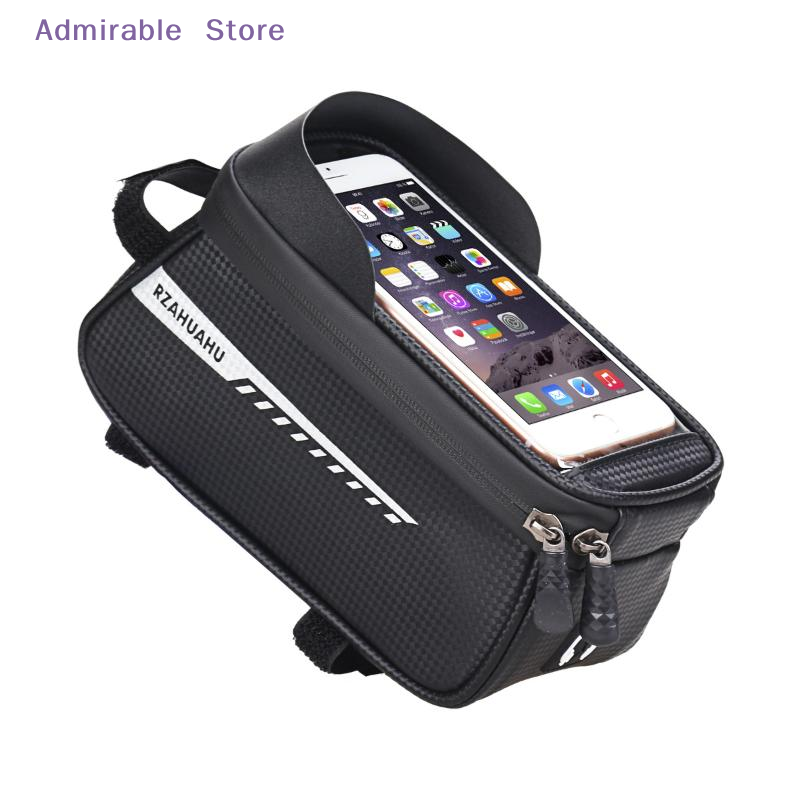 Youtube Phone Accessories - 自転車用フロントチューブバッグ、防水スマホケース、タッチスクリーン対応防水バッグ、自転車用アクセサリー