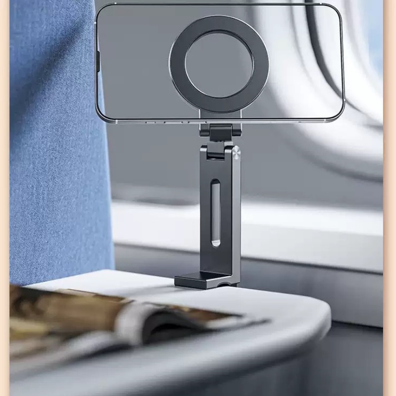 ユニバーサル旅行用磁気式スマホホルダー 折りたたみ式回転ハン - Phone Accessories For Travel のレビューと価格
