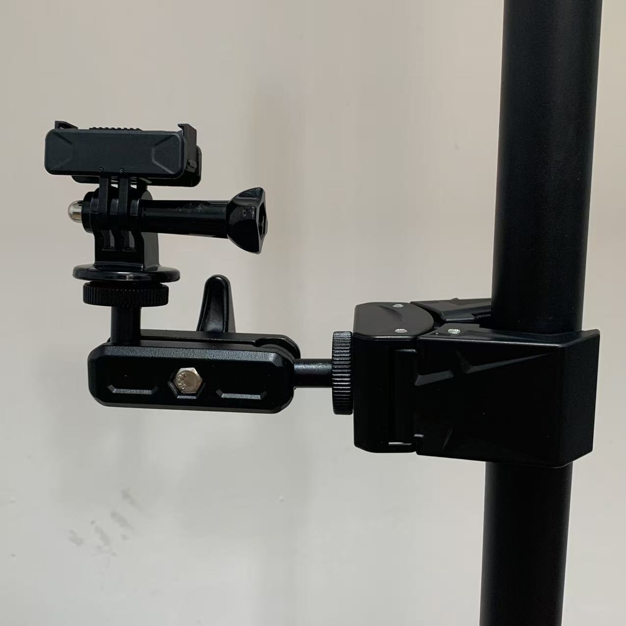 汎用性の高い、丸型チューブに対応したアルミ製メカニカルクラン - Youtube Phone Accessories のレビューと価格