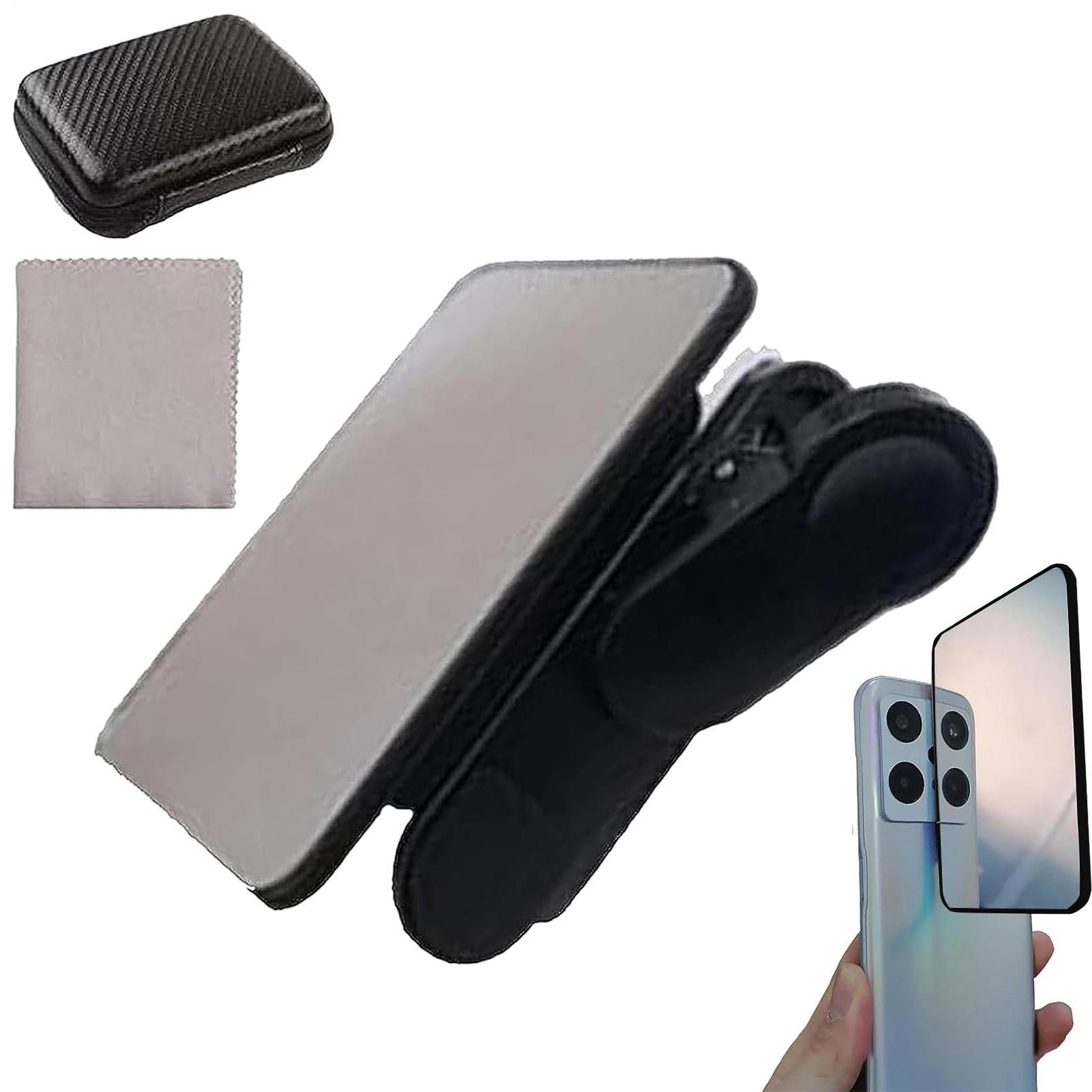 電話カメラミラークリップ反射式自撮りアタッチメントポータブル - Phone Accessories For Content Creators のレビューと価格