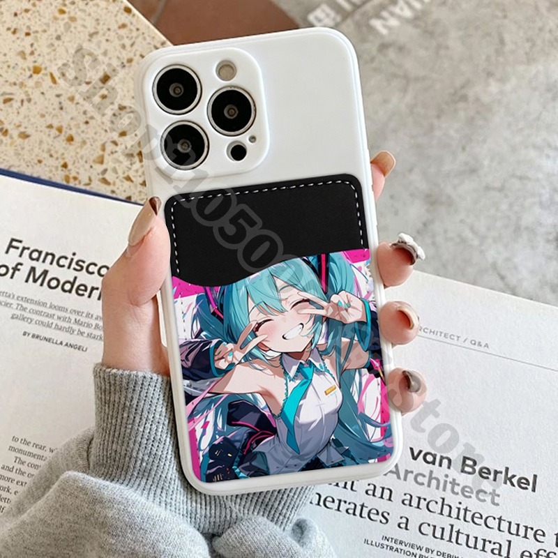 クリエイティブ電話装飾アクセサリー超薄型財布初音ミクアニメか - Phone Accessories Pouch のレビューと価格