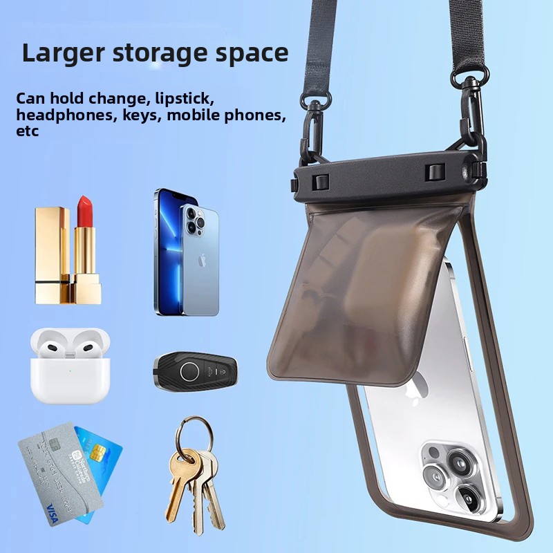 IPX8防水スマホポーチ、水泳用バッグ、防水スマホケース、携 - Phone Accessories Pouch のレビューと価格