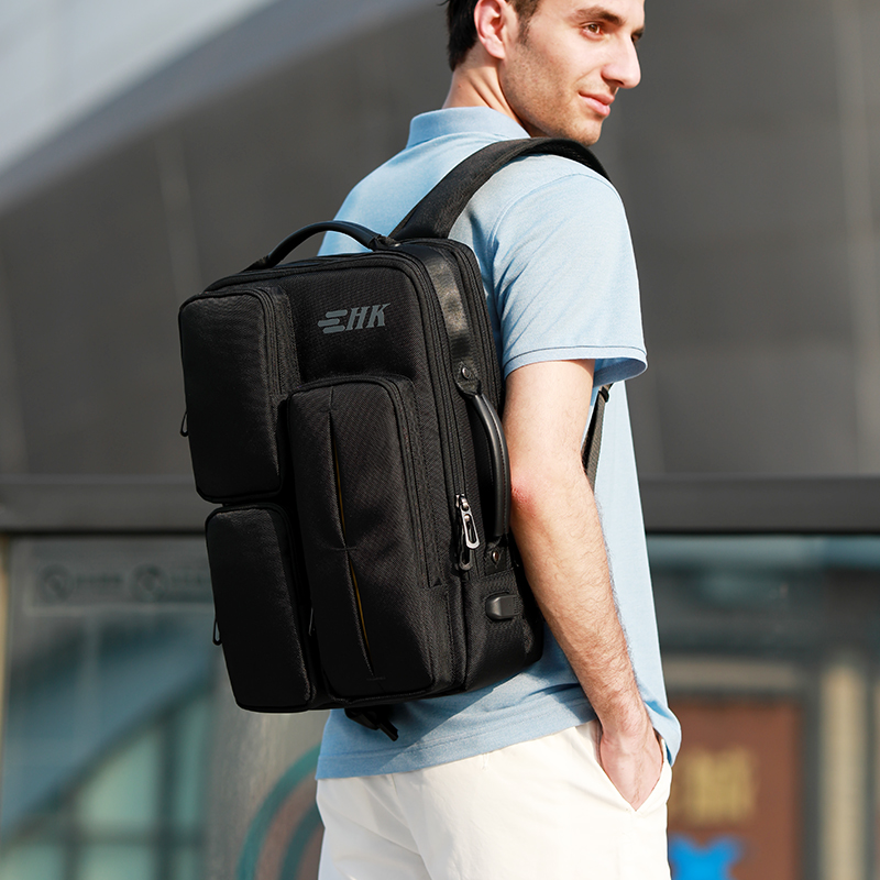 英雄騎士ラップトップバックパック男性用 YKK 多機能日常業 - Phone Accessories For Travel のレビューと価格