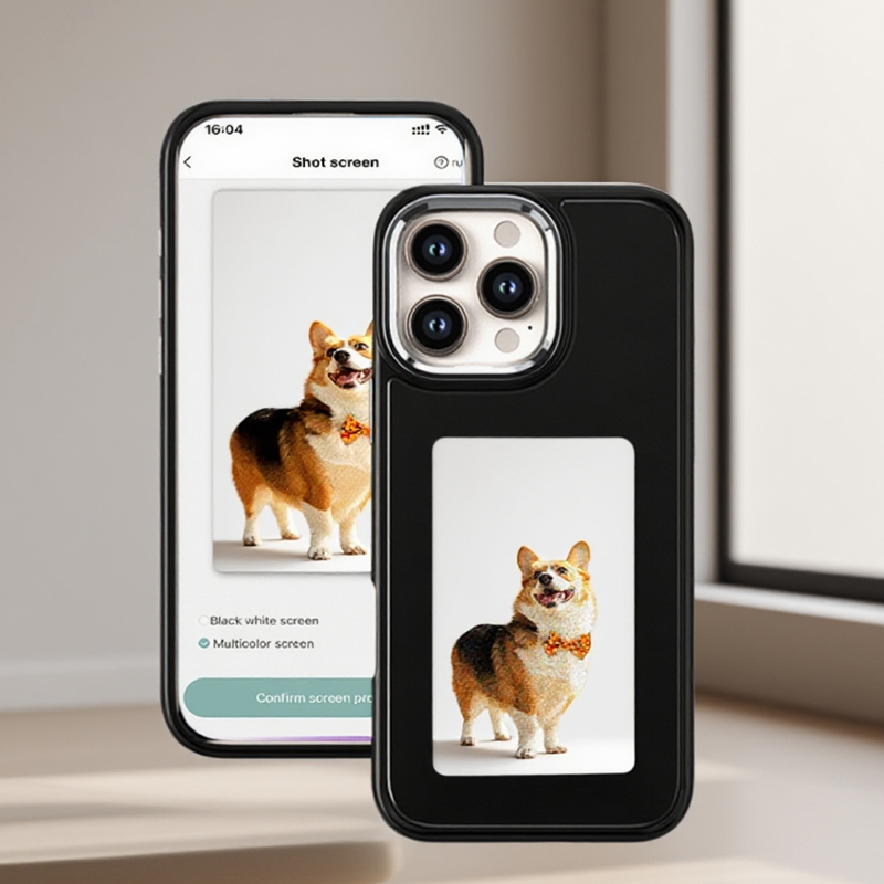 DIY電子インクスクリーンスマホケース NFC対応 iPho - Phone Accessories Pouch のレビューと価格