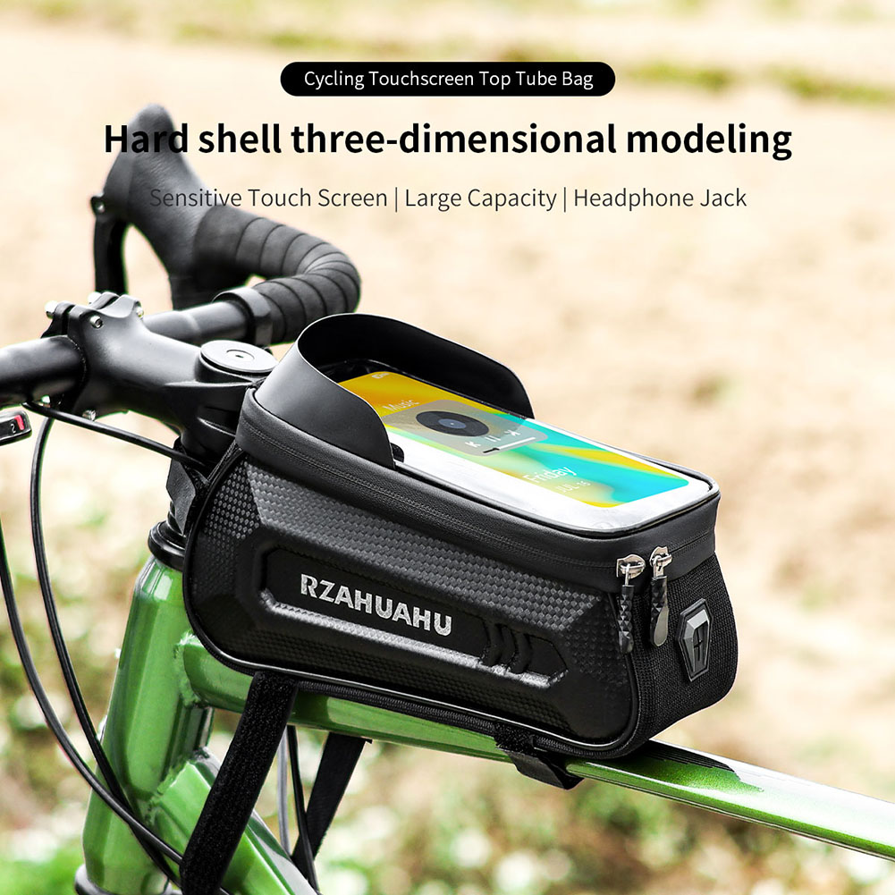 自転車用スマホフロントフレームバッグ 防水自転車トップチュー - Youtube Phone Accessories のレビューと価格