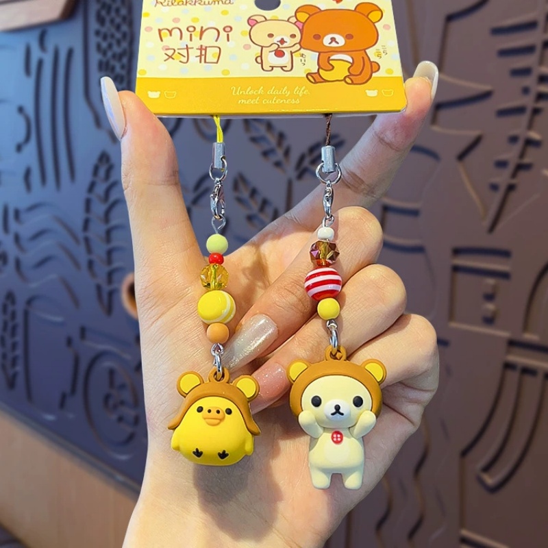 かわいいリラックマ コリラックマ キーホルダー ちょう結びビ - Phone Accessories Pouch のレビューと価格