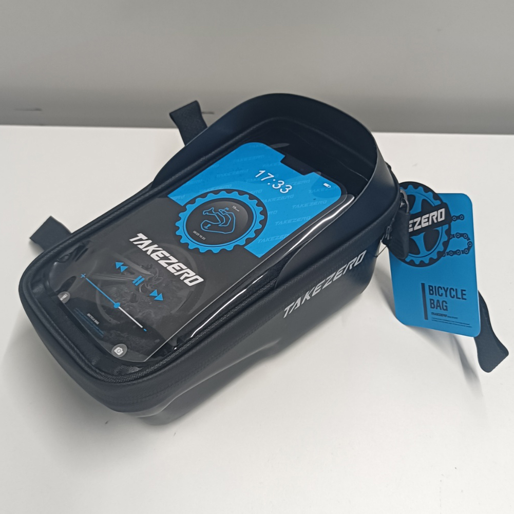 タッチスクリーン自転車フロントフレームバッグライトバリアアッ - Youtube Phone Accessories のレビューと価格